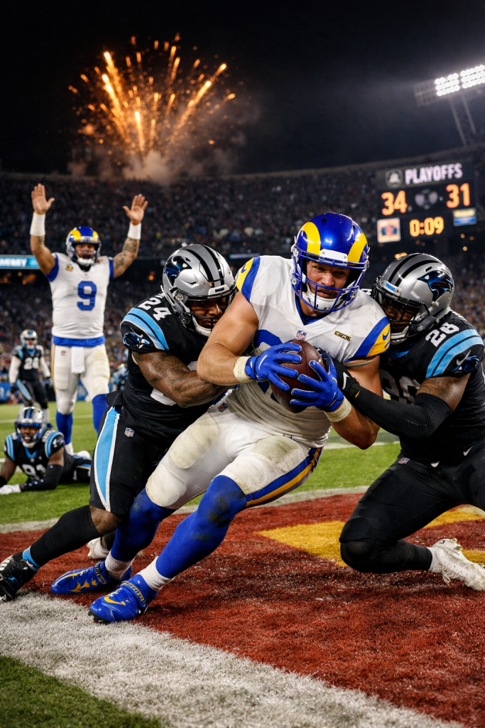 Die Der Rams Heißer Start in die NFL-Playoffs: Rams siegen dramatisch gegen Carolina ...